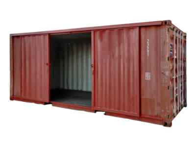 20ft Used Storage Container with Barn Doors