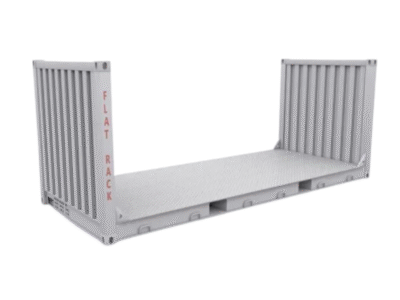 20′ Flat Rack Container