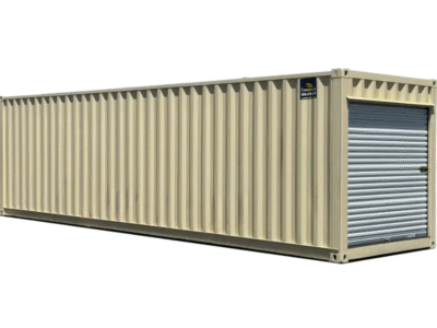 30ft Refurbished Storage Container with Roll-Up Door
