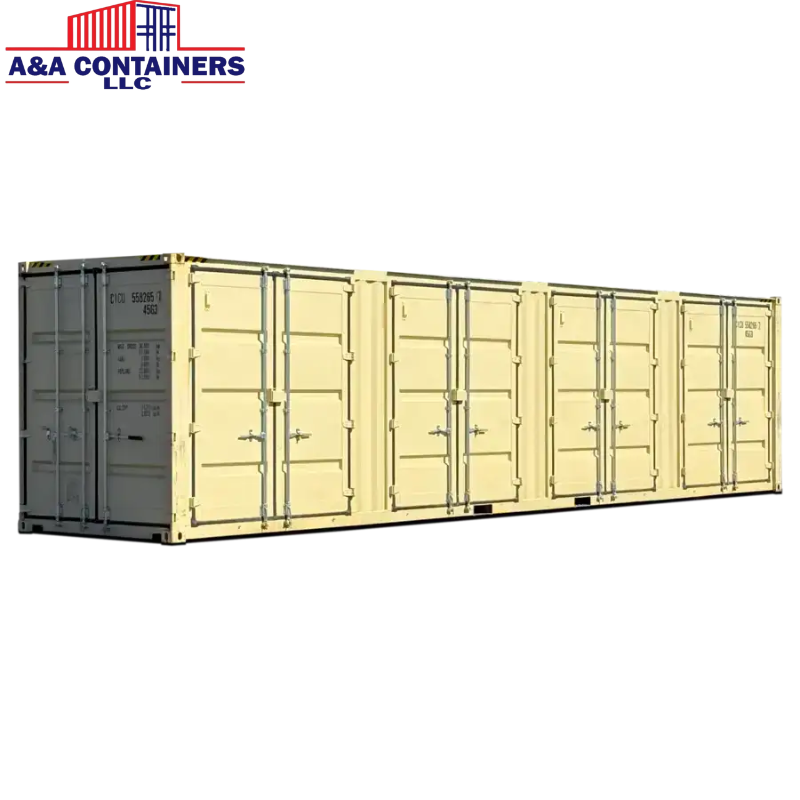 40ft New High Cube Open Side 4-Doors Shipping Container