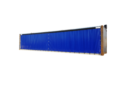 40′ Storage Container With Tarpaulin Wall