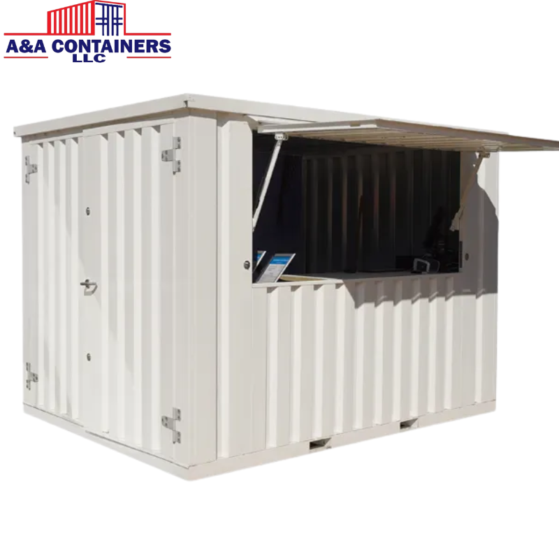 Container Pop Up 4×2 Meters White Ral 9016