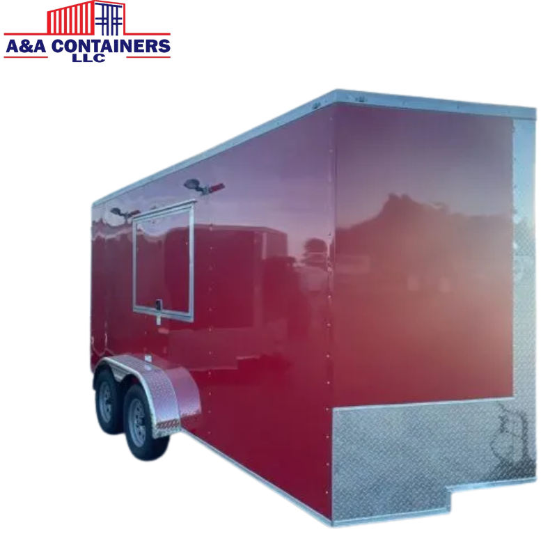 Fast Cargo 7×14 Concession Trailer For Sale (2)