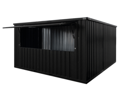 Portable 4×4 Meter Shipping Container Bar with Folding Canopy