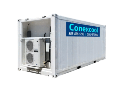 Single-Phase 20ft Refurbished Refrigerated Container Low Temp