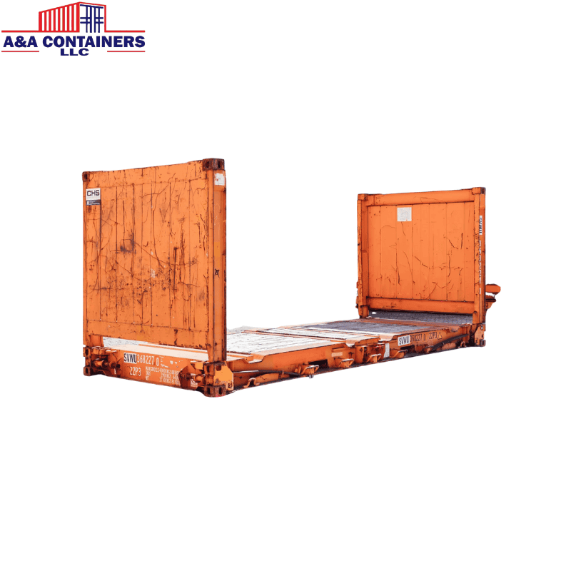 20ft Used Flat-Rack Containers (1)
