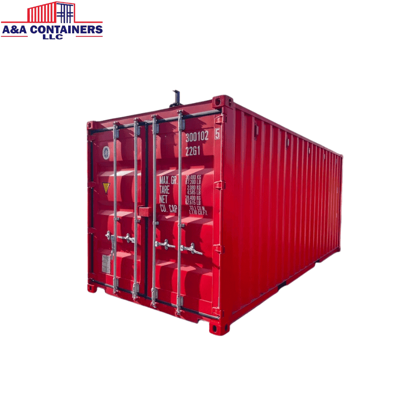 20ft shipping container-RAL 3001 (1)