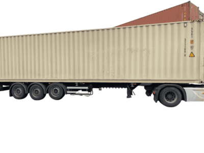 40’HC container-RAL 1015